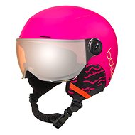 Bolle Quiz Visor-Matte Hot Pink - Ski Helmet