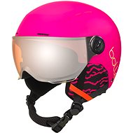 Bollé Quiz Visor, Matte Hot Pink, size 52-55cm - Ski Helmet