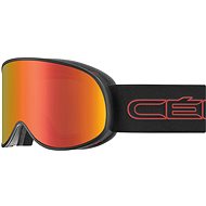 CÉBÉ ATTRACTION Matt Black Red Grey Flash Dark Red/Amber Flash Mirror Cat.3 - Ski Goggles
