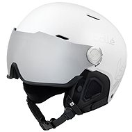 BOLLÉ MIGHT VISOR Matte White W Grey Silver Lens Cat.3 55-59 - Ski Helmet
