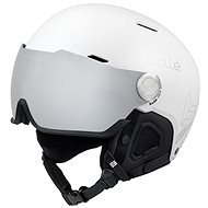 BOLLÉ MIGHT VISOR Matte White W Grey Silver Lens Cat.3 59-62 - Ski Helmet