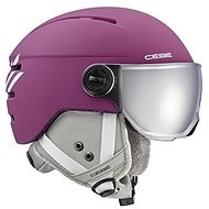 CÉBÉ FIREBALL JR Matt Purple White - Grey Flash Mirror Cat.3 51-53 - Ski Helmet