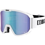 Bliz Rave Nano Optics, Matte White, Brown w Blue Multi - Ski Goggles