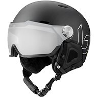 Bollé Might Visor Premium MIPS, Matte Black, Photochromic Silver Mirror Lens, Cat 1-2, size M (55-59cm) - Ski Helmet