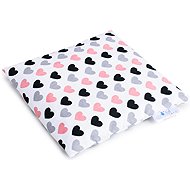 BocioLand Large thermophore - heating pad with cherry pits, Hearts - pastel - Warming Pad