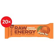 BOMBUS Raw Energy, Apricot, 50g, 20pcs - Raw Bar
