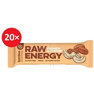 BOMBUS Raw Energy, Cashew + Coffee, 50g, 20pcs - Raw Bar