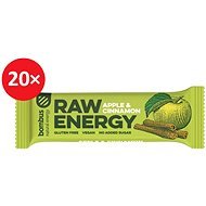 BOMBUS Raw Energy, Apple, 50g, 20pcs - Raw Bar