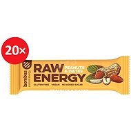 Bombus Raw Energy Peanut + Dates 50 g 20 db - Raw szelet