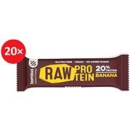 BOMBUS Raw Protein, Banana, 50g, 20pcs - Raw Bar
