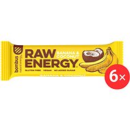 Bombus Raw Energy Banana&Coconut 6 x 50g - Raw Bar