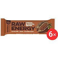 Bombus Raw Energy Cocoa&Cocoa beans 6 x 50g - Raw Bar