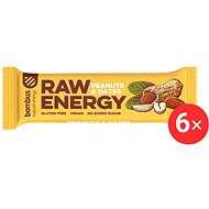 Bombus Raw Energy Peanuts & Dates 6 x 50g - Raw Bar