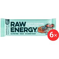 Bombus Raw Energy Salty caramel & peanuts 6 x 50g - Raw Bar