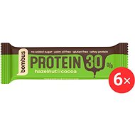 Bombus Protein 30%, 6 x 50g, Hazelnut&Cocoa - Protein Bar