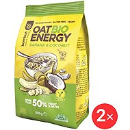 BOMBUS oat BIO energy 2 x 300 g, Banana&Coconut - Oatmeal