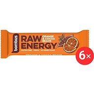 Bombus Raw Energy Orange&cocoa beans 6 x 50 g - Raw Bar