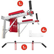 Apriori Bars + trapeze bar, wall mounted, steel bar - broken - Exercise bars