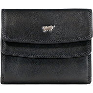Braun Büffel Golf Rfid flap wallet with 4 card slots, black - Wallet