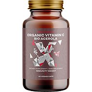 BrainMax Organic Vitamin C BIO Acerola, 60 vegetable capsules - Vitamin C
