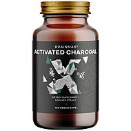 BrainMax Activated Charcoal, coconut shell activated charcoal, 575 mg, 100 vegetable capsules - Dietary Supplement