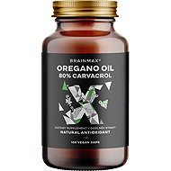 BrainMax Oregano Oil 80% Carvacrol, 100 vegetable capsules - Dietary Supplement