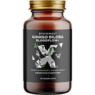 BrainMax Ginkgo Biloba Bloodflow+ 60 herbal capsules - Ginkgo Biloba