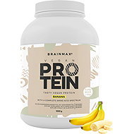 BrainMax Vegan protein 1000 g banán - Protein