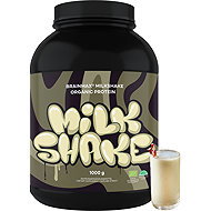 BrainMax Milkshake Protein bez příchutě BIO 1000 g - Protein