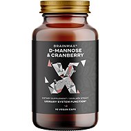 BrainMax D-Mannose & Cranberry 90 Plant-Based Capsules - D-manosa