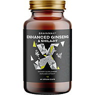 BrainMax Enhanced Ginseng & Shilajit 60 rostlinných kapslí - Ginseng