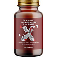 BrainMax Iron Complex železo bisglycinát 25 mg 50 rostlinných kapslí - Iron