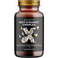 BrainMax Best Vitamin E Complex Tocotrienols in Natural Form 90 Plant-Based Capsules - Vitamin E