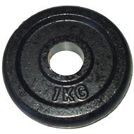 Brother 1kg Black - 25mm - Gym Weight