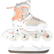 Nils Extreme NH18190 white-pink size 2.5 mm L 39-43 2in1 - 2-in-1 Skates