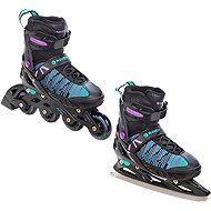 Raven Cande Black / Mint / Violet 31 - 35 - 2-in-1 Skates