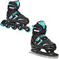 Raven Helixi Black / Mint LED 30 - 33 - 2-in-1 Skates