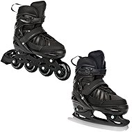 Raven Oxen Black ABEC9 34 - 37 - 2-in-1 Skates