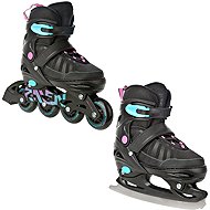 Raven Oxen Mint / Pink ABEC9 34–37 - 2-in-1 Skates