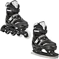 Raven Helixi BLACK / GREY LED 30 - 33 - 2-in-1 Skates