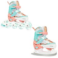 Raven Isla Orange / Mint LED 30 - 33 - 2-in-1 Skates