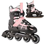 Nils Extreme NH18366A black and pink size. M 35-38 2in1 - Roller Skates