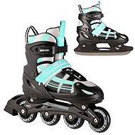 Nils Extreme NH18366A black-green size. S 31-34 2in1 - Roller Skates
