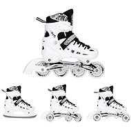 NILS EXTREME Winter skates 4in1 NH10905 S (31-34) white - 2-in-1 Skates