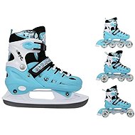 NILS EXTREME Winter skates 4in1NH10905 M (35-38) mint - 2-in-1 Skates