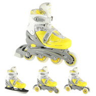 Nils Extreme NH18331 4 v 1 žluté S - Roller Skates