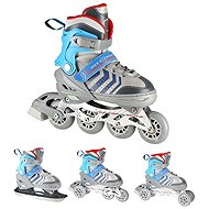 NILS EXTREME Skates 4in1 NH18192 M (34-38) grey-blue - Roller Skates