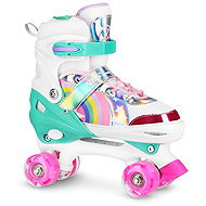 NILS Extreme NQ0187 Quad roller skates, rainbow, size 38 - 41 - Roller Skates