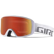 GIRO Scan White Wordmark Amber Scarlet size M - Ski Goggles
