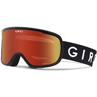 GIRO Roam Black Amber Scarlet/Yellow Size M - Ski Goggles